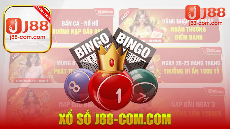 Xổ số J88 – Điểm đặt cược lô đề online an toàn bậc nhất